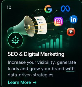 SEO & Digital Marketing concept illustration